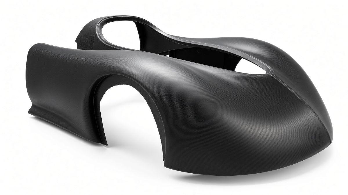 Carbon fiber body section made at Southwest Fabrication