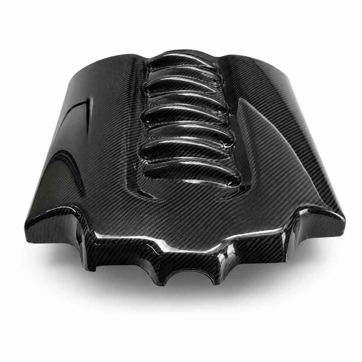 One-piece carbon fiber LS engine cover